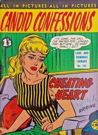 Love and Romance Library (Frew, 1957? series) #182 — Candid Confessions [October 1962?]