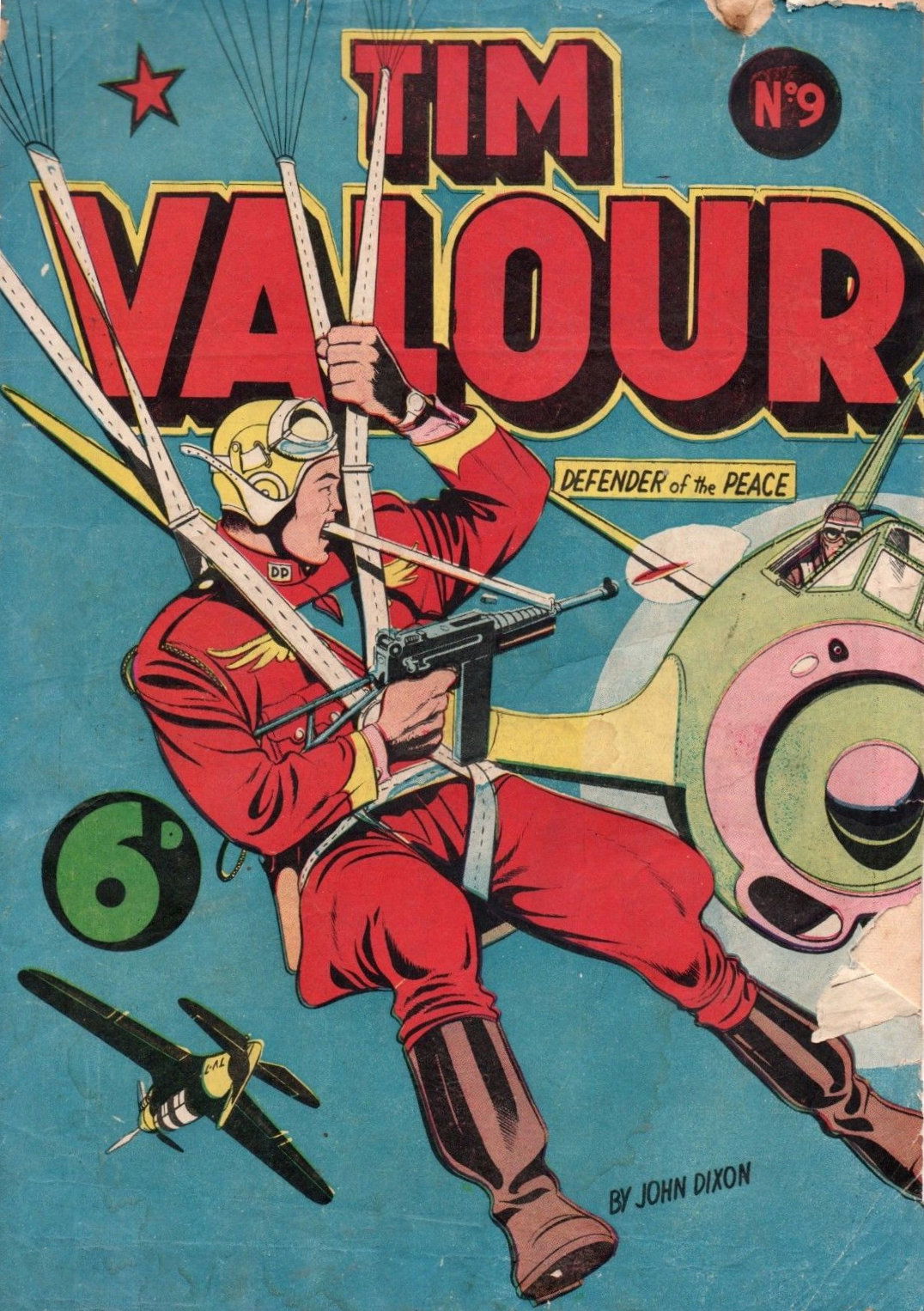 Tim Valour Comic (Edwards, 1948 series) #9 ([October 1949?])