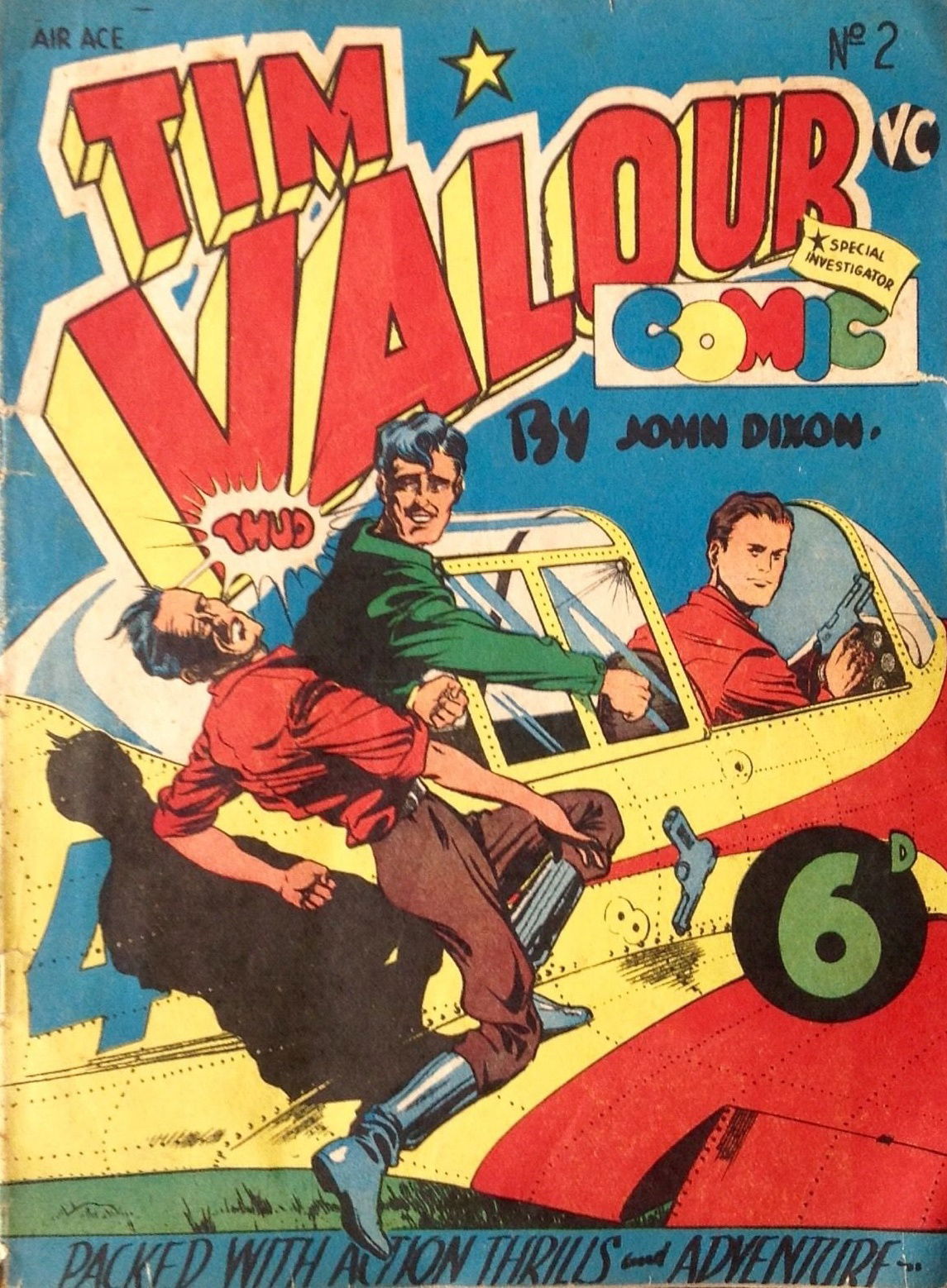 Tim Valour Comic (Edwards, 1948 series) #2 ([August 1948?])