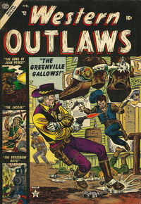 Western Outlaws (Warwick [Atlas], 1954 series) #1 (February 1954)