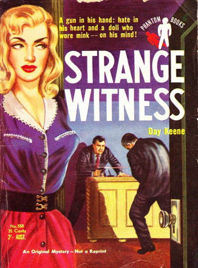 Phantom Books (Original Novels, 1951 series) #558 — Strange Witness (1953)