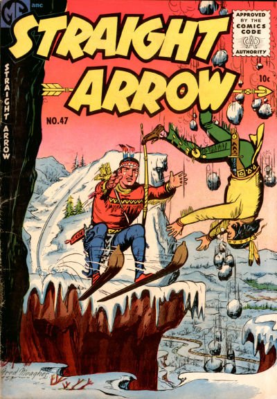 Straight Arrow (Magazine Enterprises, 1950 series) #47 (July 1955)