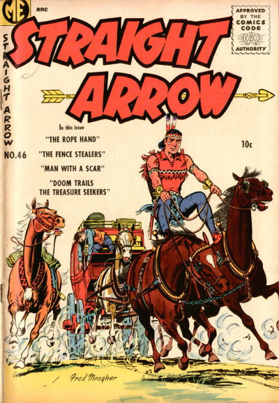 Straight Arrow (Magazine Enterprises, 1950 series) #46 June 1955