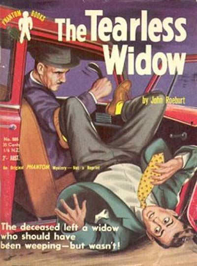 Phantom Books (Original Novels, 1951 series) #585 — The Tearless Widow (1954)