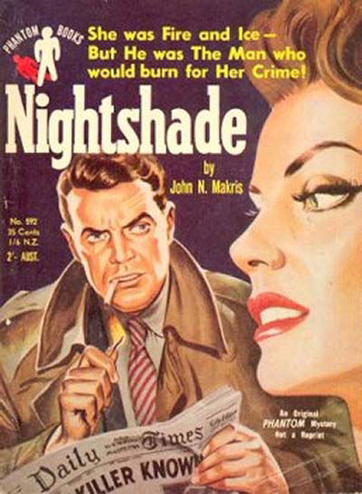 Phantom Books (Original Novels, 1951 series) #592 — Nightshade (1954)