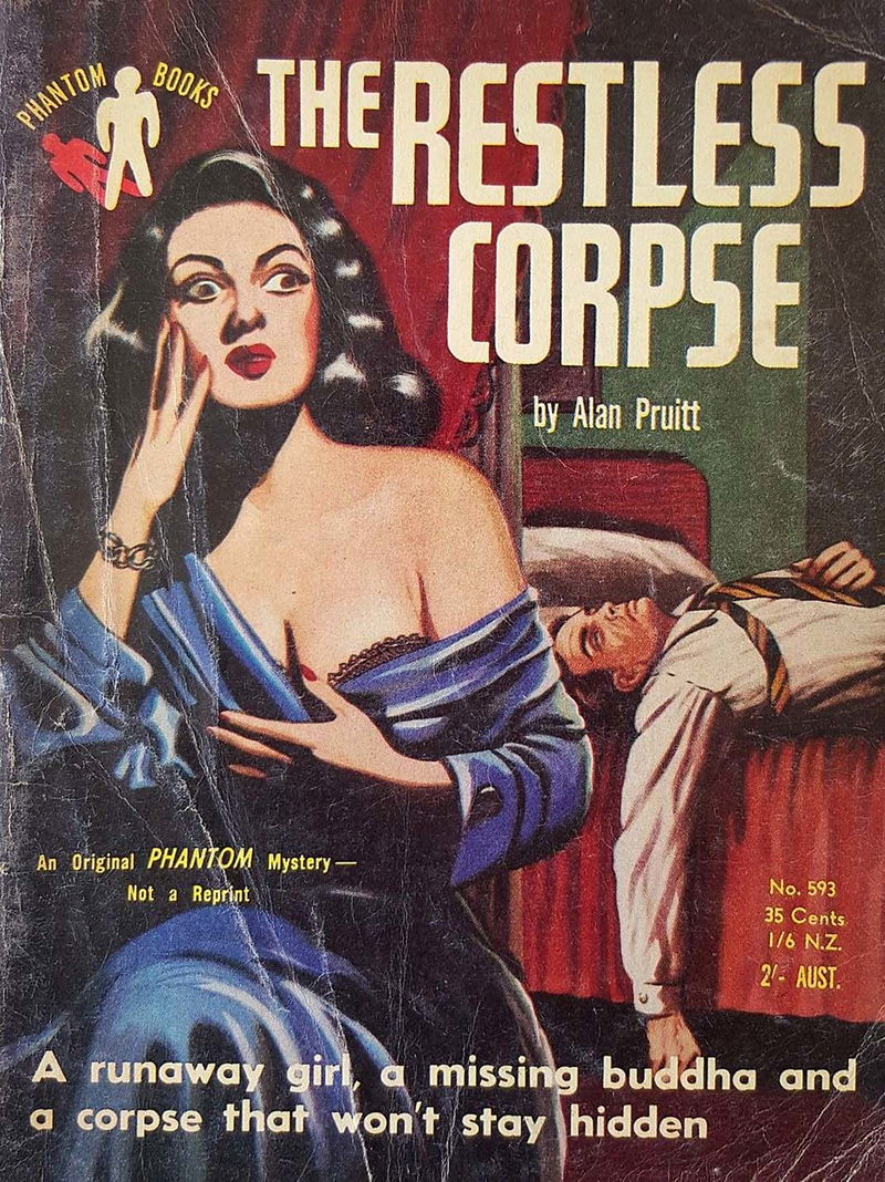 Phantom Books (Original Novels, 1951 series) #593 — The Restless Corpse (1954)