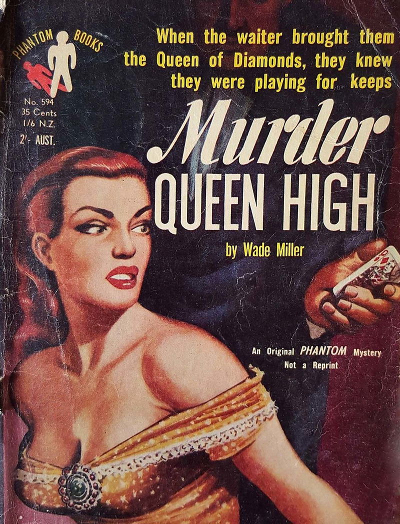 Phantom Books (Original Novels, 1951 series) #594 — Murder Queen High (1954)