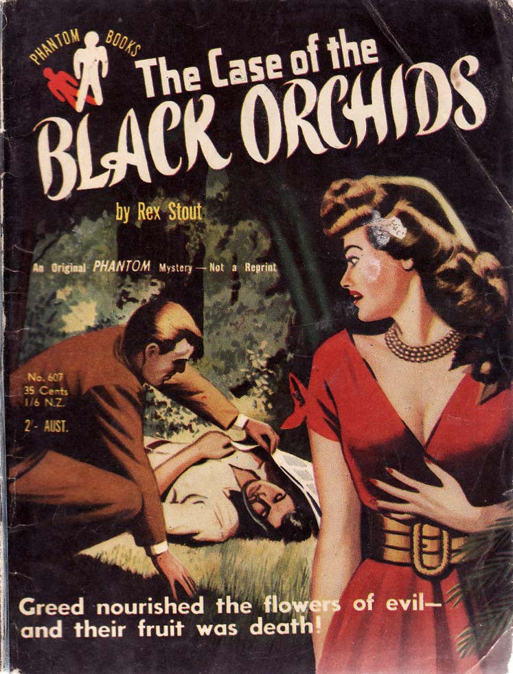 Phantom Books (Original Novels, 1951 series) #607 — The Case of the Black Orchids (October 1954)