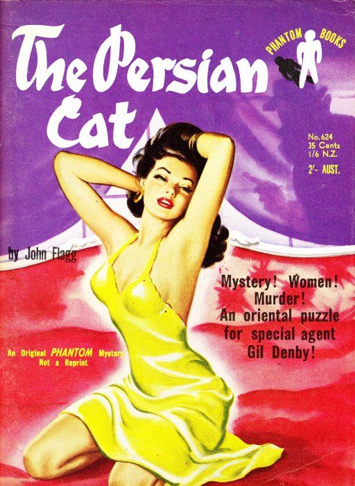 Phantom Books (Original Novels, 1951 series) #624 — The Persian Cat (January 1955)