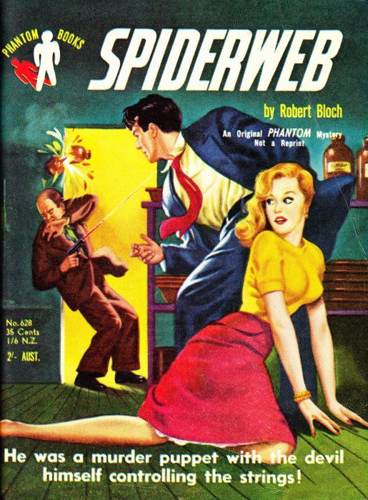 Phantom Books (Original Novels, 1951 series) #628 — Spiderweb (February 1955)