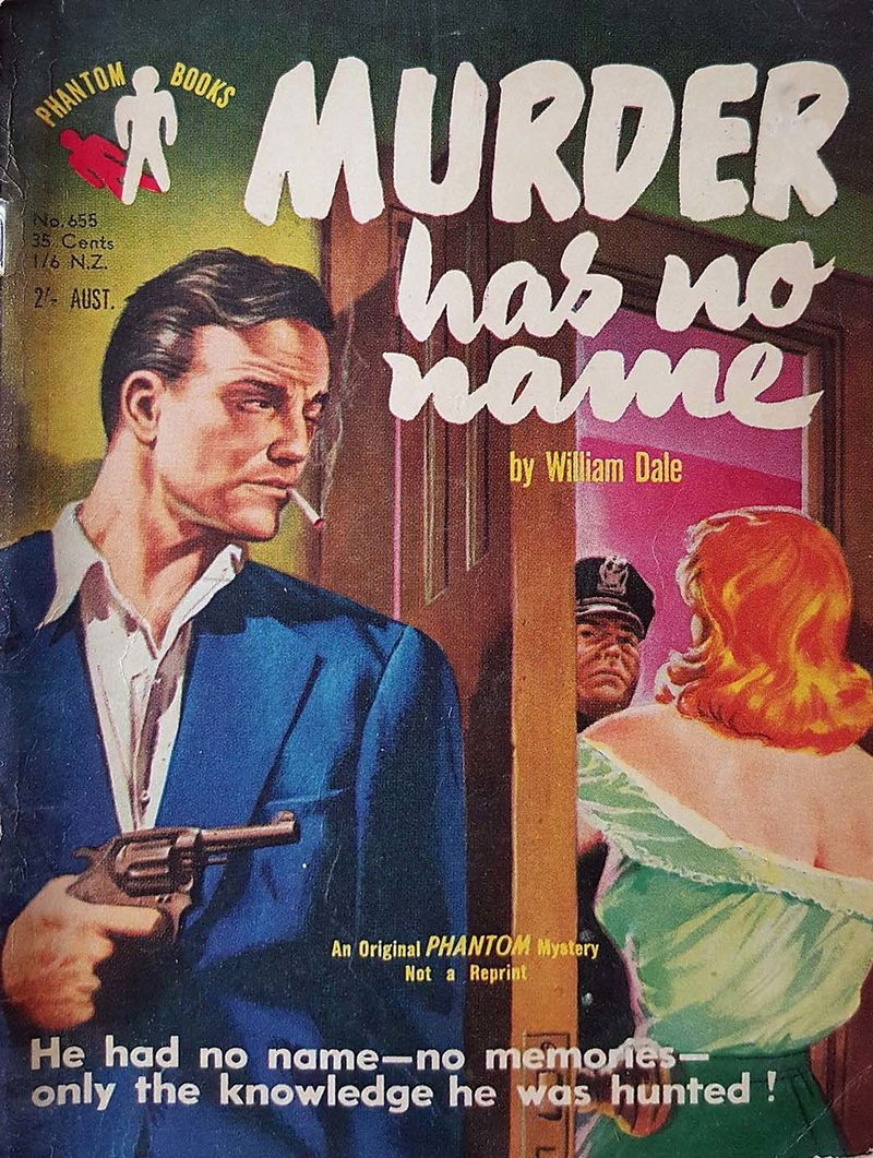 Phantom Books (Original Novels, 1951 series) #655 — Murder Has No Name (1955)