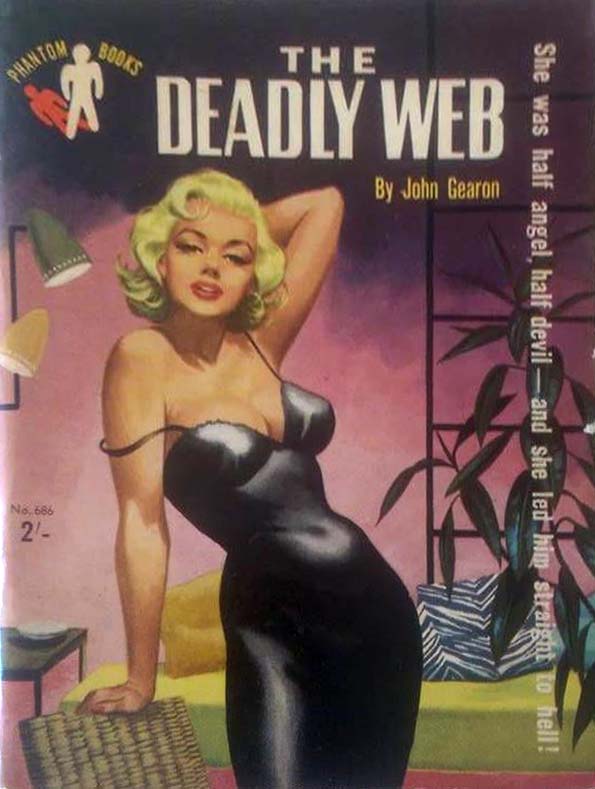 Phantom Books (Original Novels, 1951 series) #686 — The Deadly Web (April 1956)
