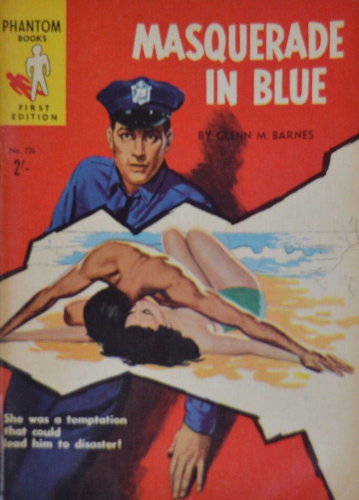Phantom Books (Original Novels, 1951 series) #726 — Masquerade in Blue (1957)