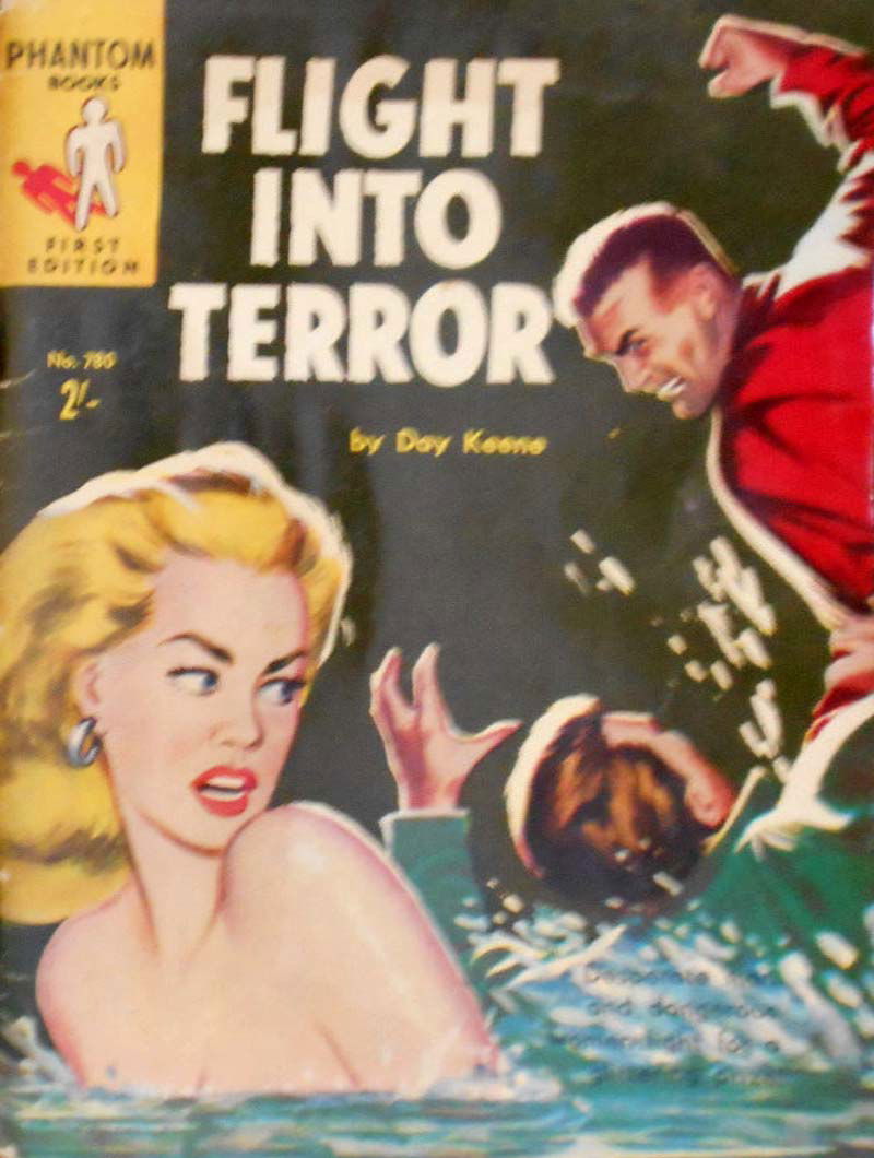 Phantom Books (Original Novels, 1951 series) #780 — Flight into Terror (1958)