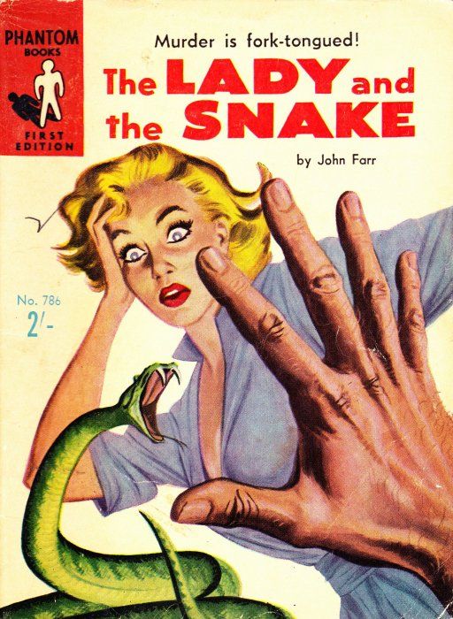 Phantom Books (Original Novels, 1951 series) #786 — The Lady and the Snake (1958)