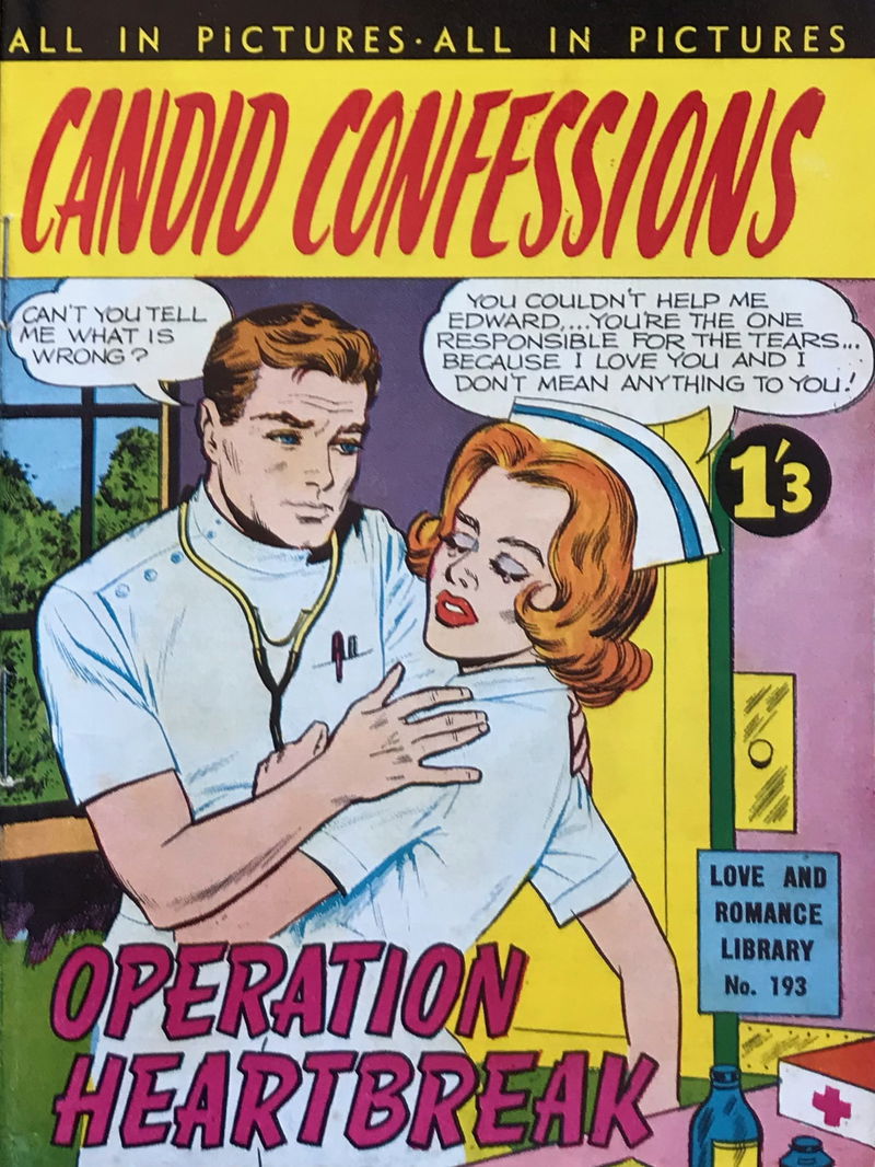Love and Romance Library (Frew, 1957? series) #193 — Candid Confessions ([March 1963?])