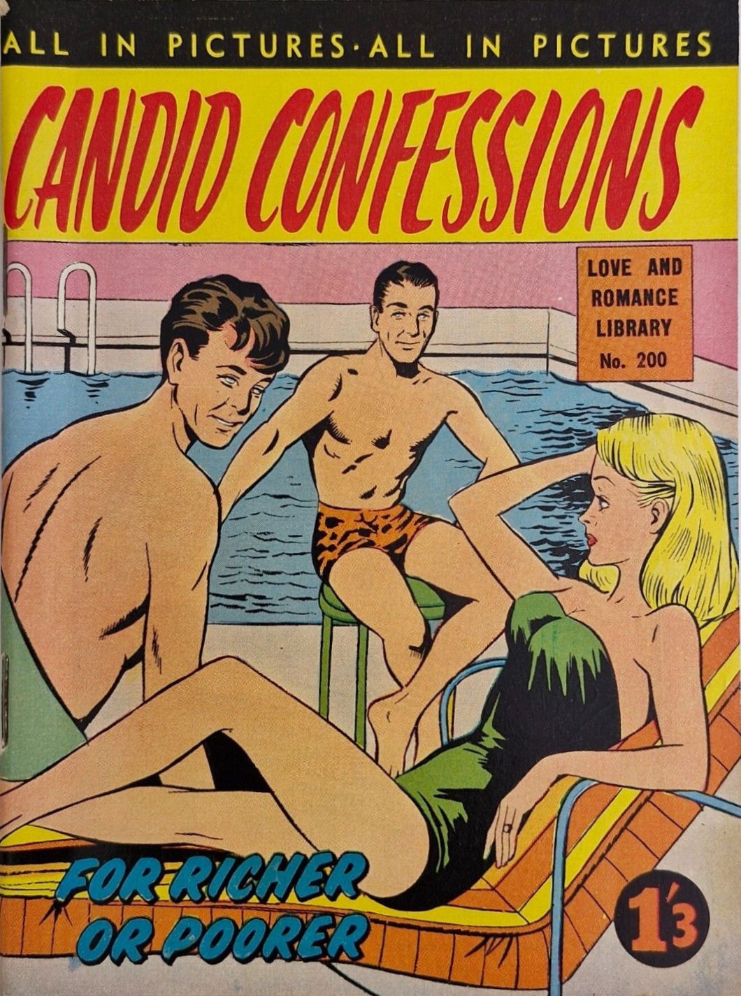 Love and Romance Library (Frew, 1957? series) #200 — Candid Confessions ([July 1963?])