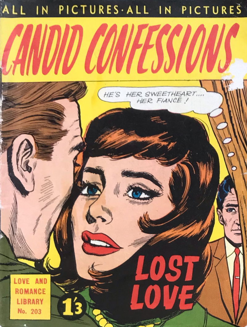 Love and Romance Library (Frew, 1957? series) #203 — Candid Confessions ([August 1963?])