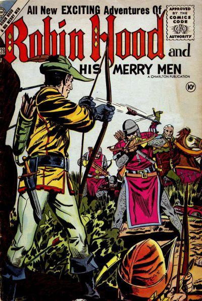 Robin Hood and His Merry Men (Charlton, 1956 series) #28 (April 1956)