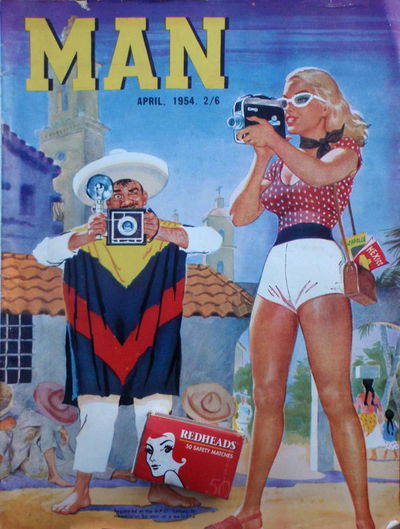 Man [Man Magazine] (Man, 1946 series) v35#5 April 1954