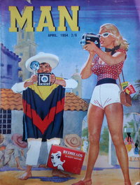 Man [Man Magazine] (Man, 1946 series)  v35#5 (April 1954)