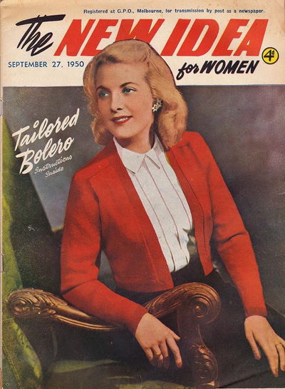 The New Idea (Fitchett, 1928 series) 27 September 1950 (27 September 1950)