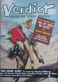 Verdict Detective Story Magazine (Original Novels, 1955 series)  v1#1 ([March 1955?])
