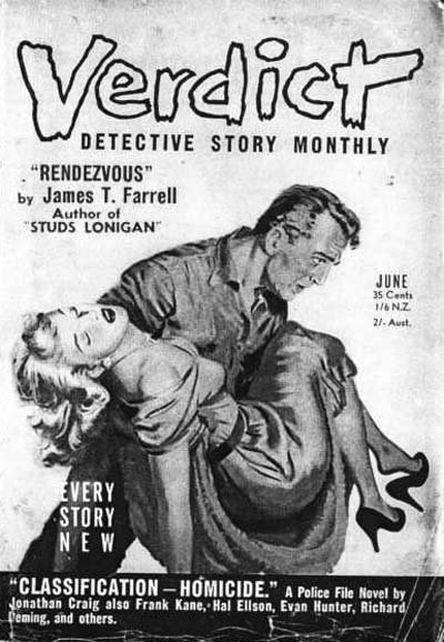 Verdict Detective Story Magazine  v1#4 (June 1955)