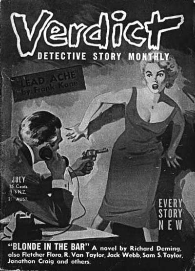 Verdict Detective Story Magazine  v1#5 (July 1955)