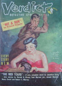 Verdict Detective Story Magazine (Original Novels, 1955 series)  v1#9 ([November 1955?])