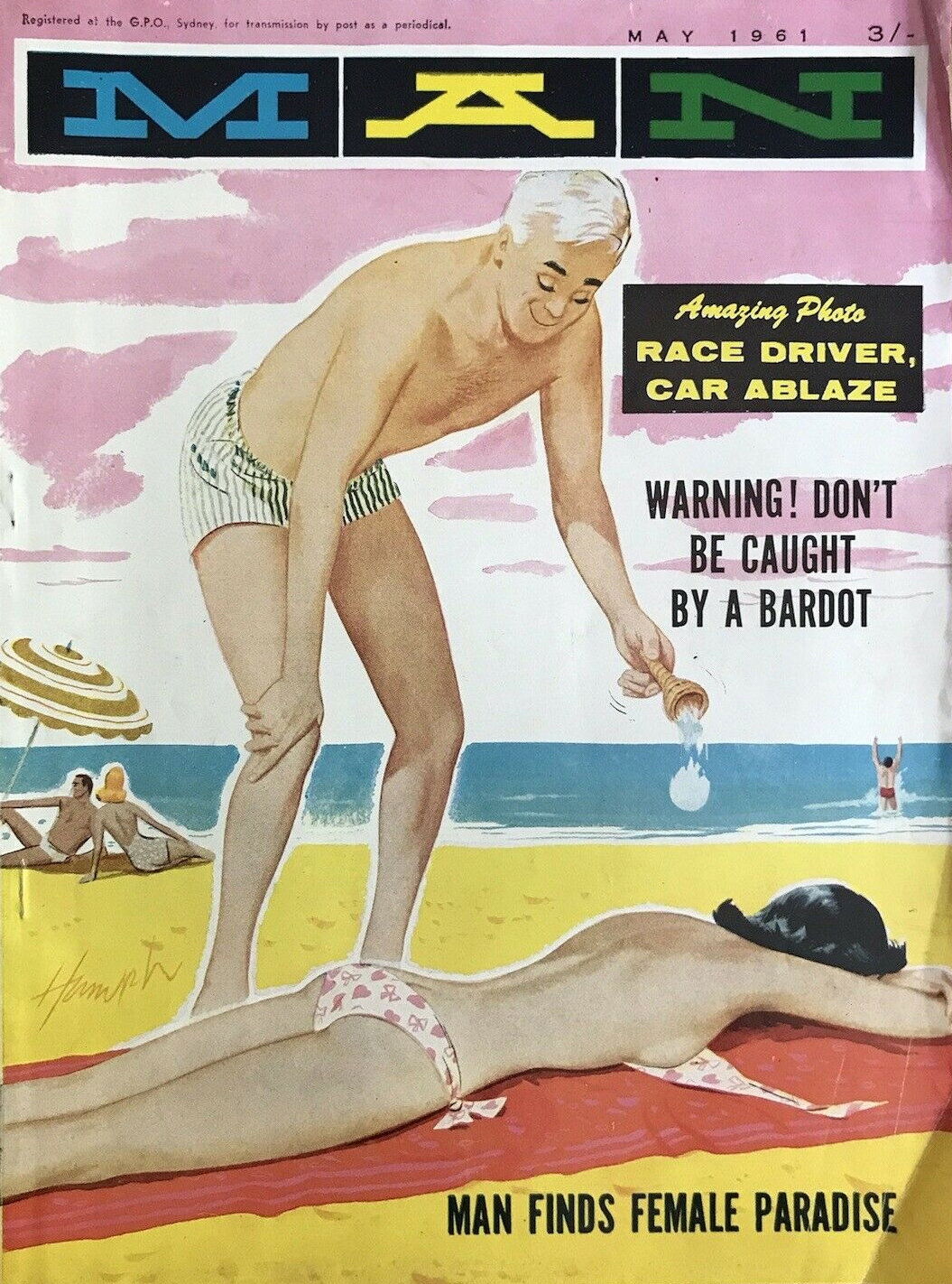 Man [Man Magazine] (Man, 1946 series) v49#6 (May 1961)