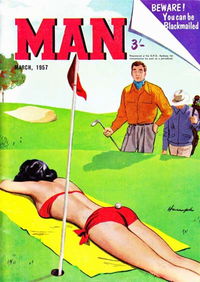 Man [Man Magazine] (Man, 1946 series) v42#4 March 1957