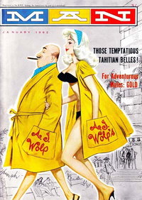 Man [Man Magazine] (Man, 1946 series)  v51#2 (January 1962)