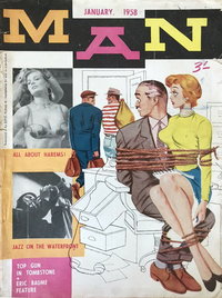 Man [Man Magazine] (Man, 1946 series)  v43#2 (January 1958)