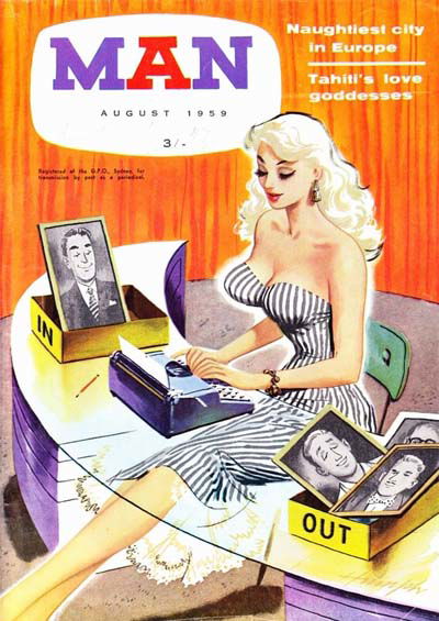 Man [Man Magazine] (Man, 1946 series) v46#3 August 1959