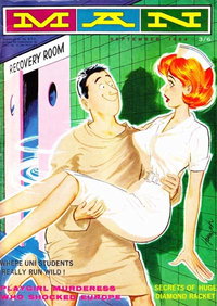 Man [Man Magazine] (Man, 1946 series)  v56#4 (September 1964)