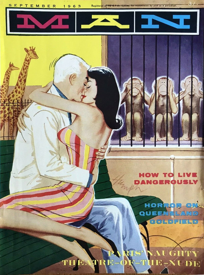 Man [Man Magazine] (Man, 1946 series) v54#4 (September 1963)