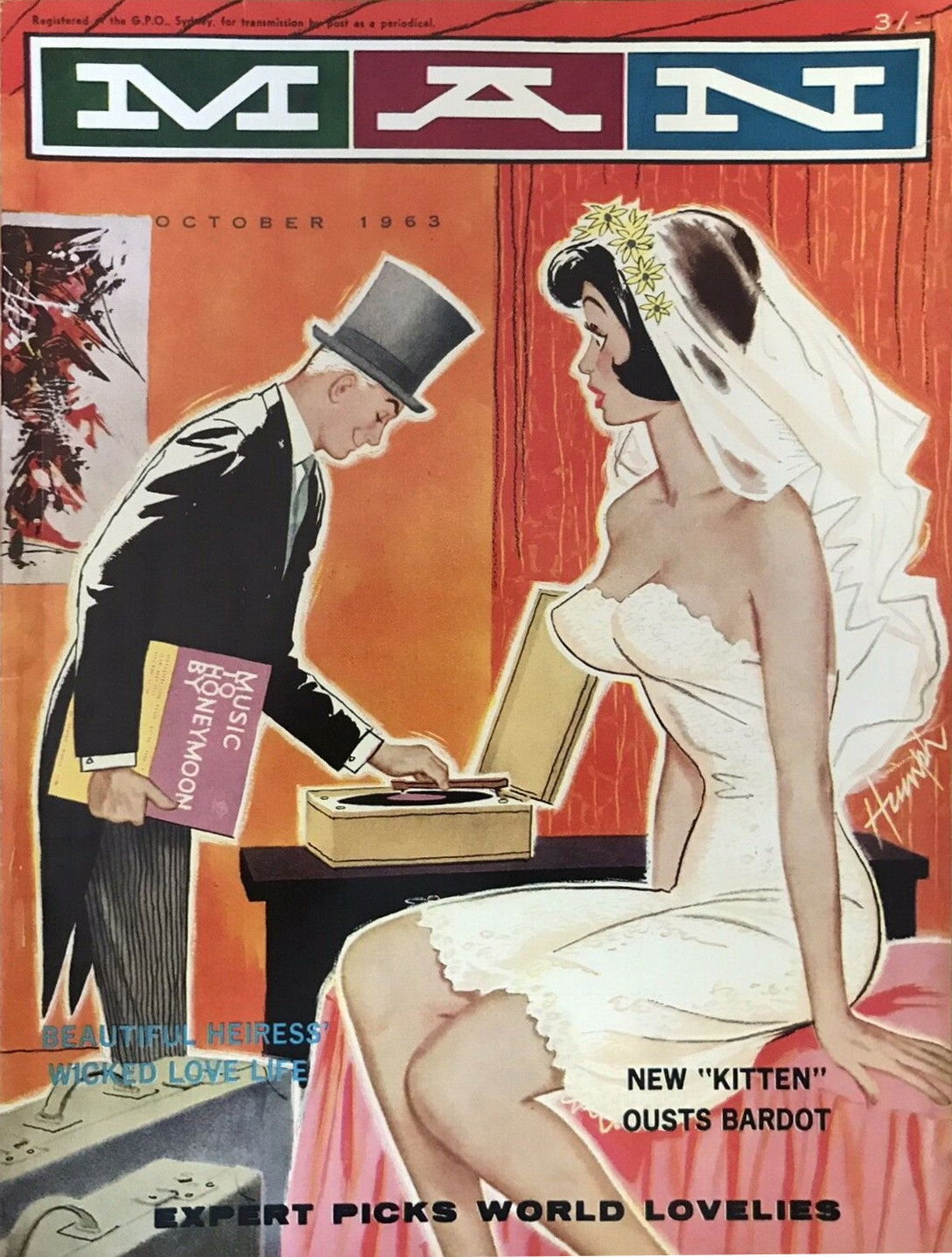 Man [Man Magazine] (Man, 1946 series) v54#5 (October 1963)