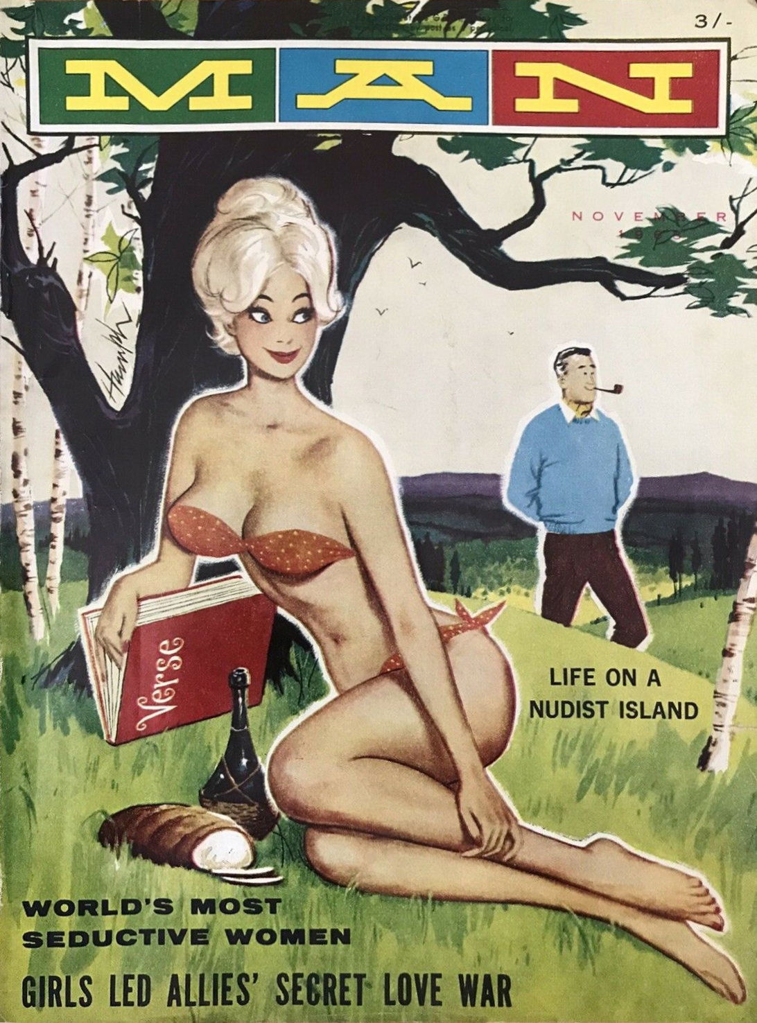 Man [Man Magazine] (Man, 1946 series) v54#6 (November 1963)