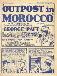 Film Comic (Meteor, 1949 series) #6 — Outpost in Morocco (page 1)