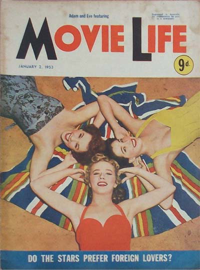 Adam and Eve Featuring Movie Life  v7#7 (2 January 1953)