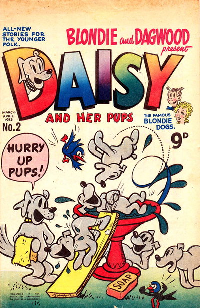Blondie and Dagwood Present Daisy and Her Pups  #2 (March-April 1953)