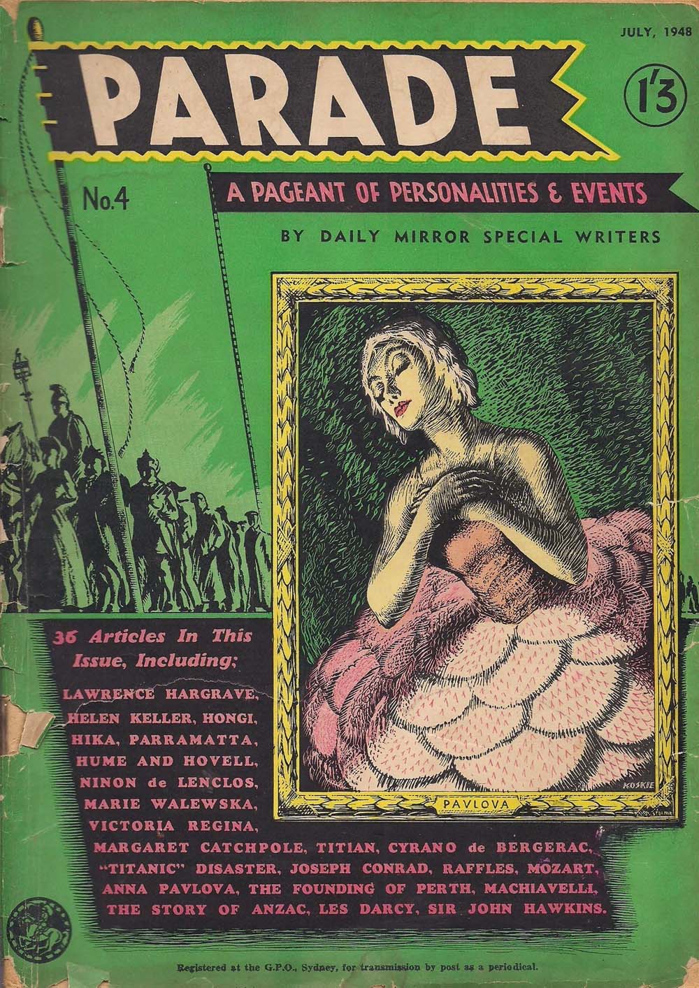 Parade (Invincible, 1947 series) #4 (July 1948)