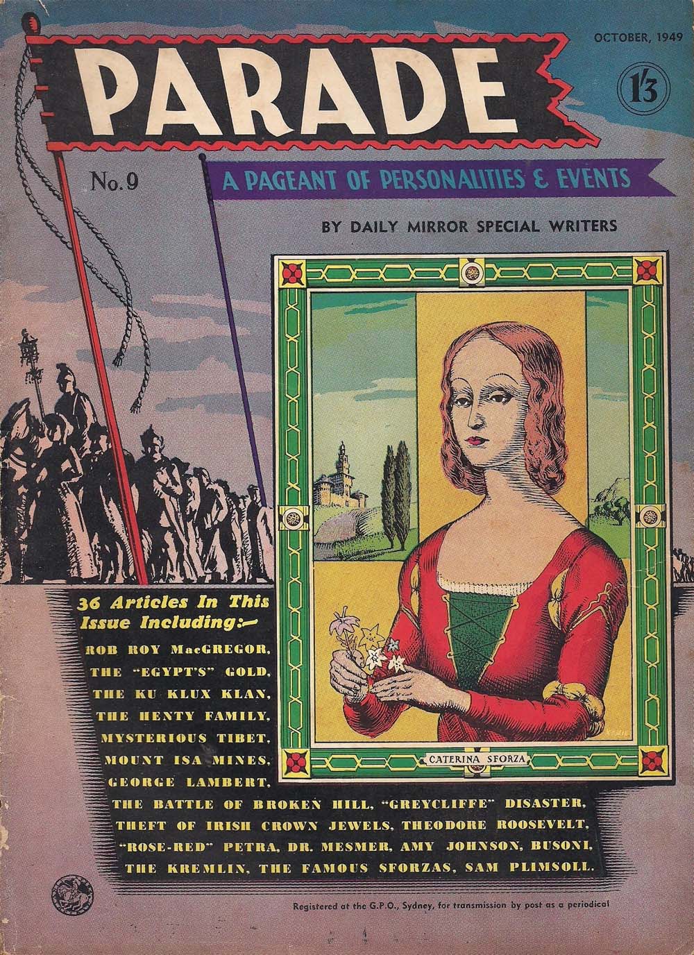 Parade (Invincible, 1947 series) #9 (October 1949)