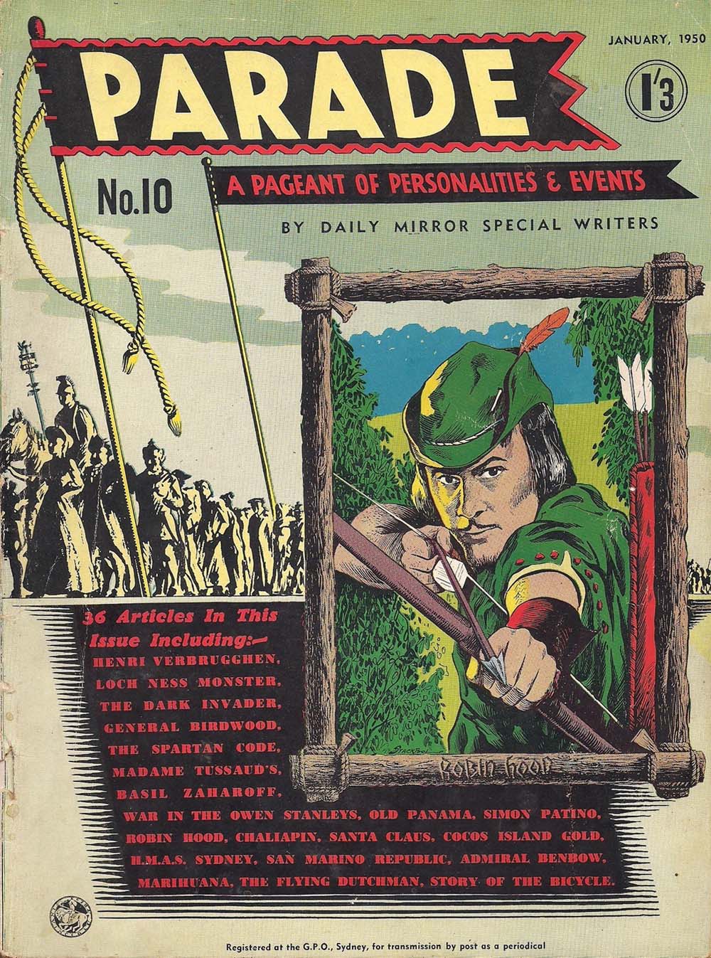 Parade (Invincible, 1947 series) #10 (January 1950)