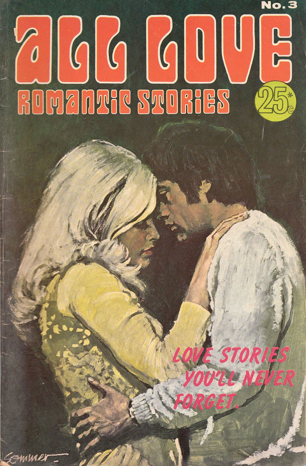 All Love Romantic Stories (Sport Magazine, 1972 series) #3 ([November 1972?])