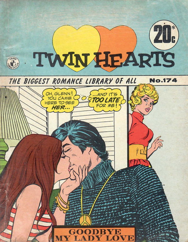 Twin Hearts (Colour Comics, 1958 series) #174 ([October 1972?])