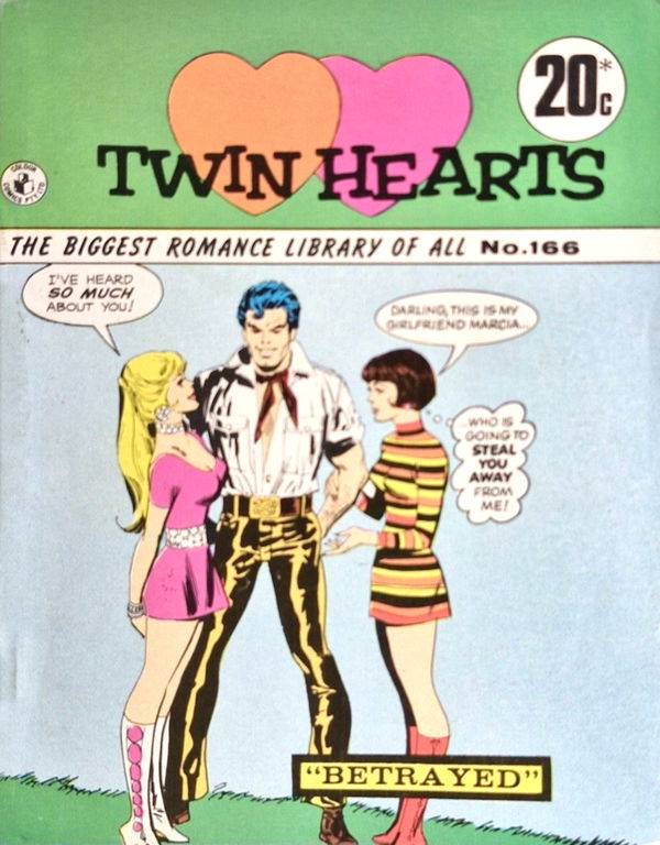 Twin Hearts (Colour Comics, 1958 series) #166 [February 1972?]