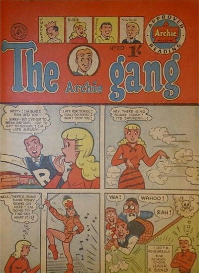 The Archie Gang (Archie, 1956? series) #20 [April 1957?]