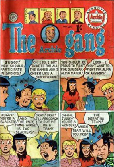 The Archie Gang (Archie, 1956? series) #25 ([September 1957?])